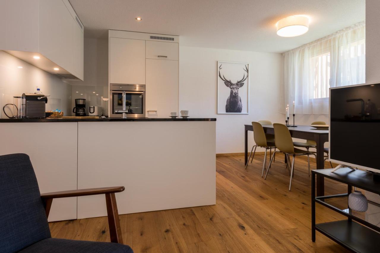 Montela Apartments - Haus F Saas-Grund Buitenkant foto